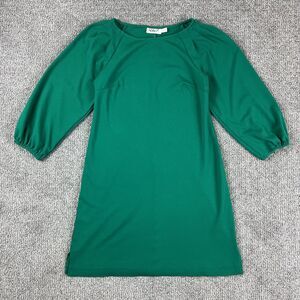 Eliza J Dress Womens Size 4 Green Stretch Pullover Career Office Business